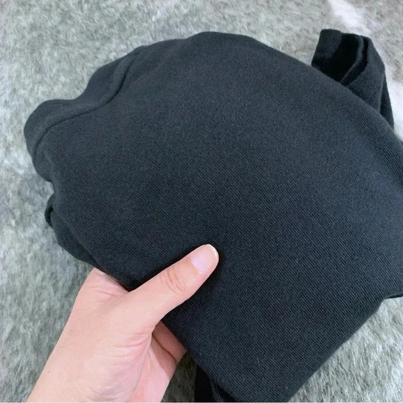 BDG Black Cropped Boxy Tee - Picture 8 of 10